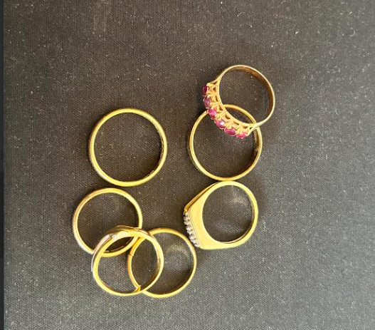 Gold rings